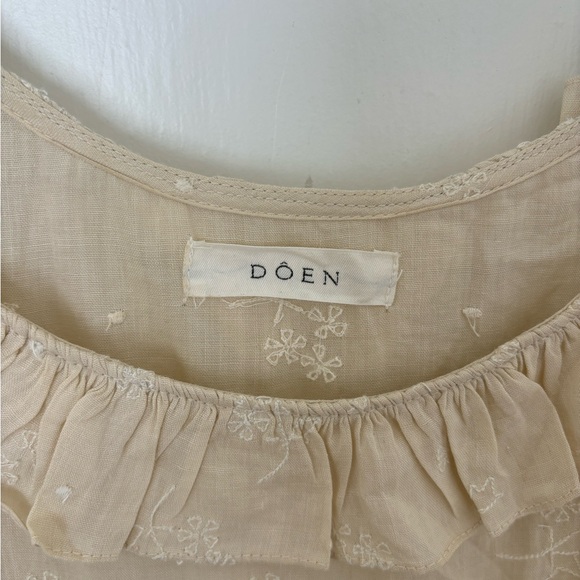 Doen Cream Flutter Sleeve Maxi Dress - Picture 5 of 8